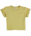 Project Social T Womens Solid with Pocket Basic T-Shirt