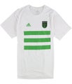 Adidas Mens Autsin FC Three Stripe LIfe Pitch Graphic T-Shirt