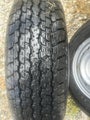 Bridgestone near new dueler tyres on steel wheels x4