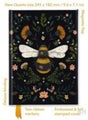 Jade Mosinski: Bee (Foiled Quarto Journal) (Flame Tree Quarto Notebook)