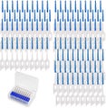 200pcs Heilwiy Gift Dual-use Interdental Brushes, Silicone Dental Toothpicks
