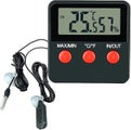 Digital Thermometer Hygrometer Lcd Temperature And Humidity Gauge For Terrarium