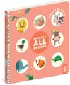 Turn &amp; Learn Animals All Around by Rebecca Weerasekera - Board Book