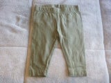 KIDS & CO = OLIVE GREEN PANTS ( 1 - 3 MTHS)