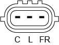 1986A01833 (7) Bosch Alternator for KIA SORENTO SI XM 2.4L G4KE I4 16v DOHC V...