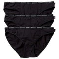 3 x Womens Bonds Hipster Bikini Underwear Undies Black