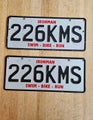 Ironman triathlon Personalised Plate