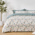 Dreamaker Vermont 100% Cotton Reversible Duvet Cover Set King Single Bed