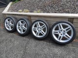 AMG 18s staggered wheels 5 x 112 with tyres