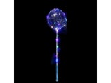5-20pcs 20Inches 70cm Flashing Handle Bubble Balloons Party Decoration