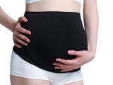 Maternity Belly Support Band Relief for Back Pain &amp; Comfort Black M