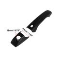 4pcs Door Trim Covers Handle for Jeep/Dodge/Chrysler Glossy Black