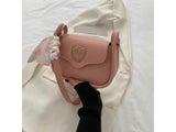 Women's Small Square Shoulder Bag With Scarf
