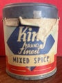 VINTAGE KING BRAND FINEST MIXED SPICE 2OZ TIN