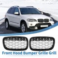 Front Hood Grille for BMW X5 X6 (2008 - 2013)