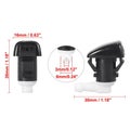 4 x Car Front Windshield Washer Nozzle Sprayer Single Hole for Dodge