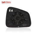 Rearview Left Side Heated Mirror Glass with Backing Plate for Chevrolet Trax