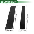 4 Pcs Door Pillar Window Trim for Toyota Tundra (2007-2013) Black