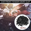Front Fender Skirt Clip for GM Bumper Push-Type Retainer Rivet 100 Pcs