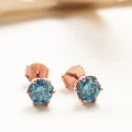 D Color Certified Moissanite Stud Earrings 925 Sterling Silver