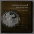 New Zealand - 2008 - Silver $5 Proof Coin - Hamiltons Frog