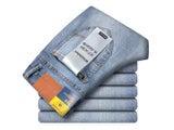 Men Classic Straight Regular Stretch Blue Denim Trousers