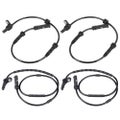 4 PCS Front and Rear L&R ABS Speed Sensor for BMW 2011-2021 M135 118i 220i 320i
