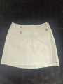 HOUND DOG White Wrap Mini kirt Size XS