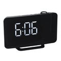 Digital Curve LED Projector Alarm Clock with White Light for Bedroom, Ceiling...