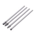 4Pcs 150-160mm Carbide Rotary Burr Set 6mm Shank for Die Grind