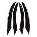 4Pcs Front Bumper Fog Light Lamp Splitter Canard Air Cover Trim For Mercedes Ben