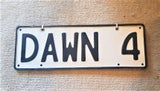 DAWN 4 - Personalised Plates