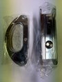 CRESCENT CAVITY SLIDER PASSAGE HANDLE POLISHED CHROME