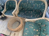 4 Piece wicker furniture suite
