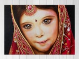 Indian - Portrait - Pop Art - Red - Graffiti - Art Prints
