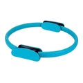 Pilates Yoga Ring Magic Circle Fitness Equipment For Toning Slim Legs - Blue