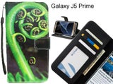 Galaxy J5 Prime case 3 card leather wallet case printed ID