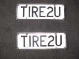 TIRE2U Personalized Number Plate