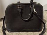 Mi Piachi Brown Genuine Leather Satchel Work Bag Crossbody
