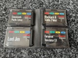 4 Vintage Franklin Bookman Book Cartridges (in vinyl folder)