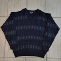 Vintage Checkmate Wool Knit Sweater