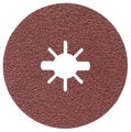 125mm 24g Fibre Disc Aluminium Oxide Bosch X-Lock (Each)
