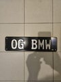 OG BMW Plate – Rare &amp; Clean
