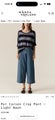 Pol Carsen Crop Pant - Light Wash size 12