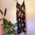Cherry Lane Australia Strappy Maxi Dress Floral Navy