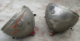 A pair of Veteran or Vintage Rotax Headlight Shells plus Reflectors.