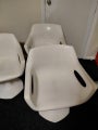 Sebel Chairs White, Swivel X4