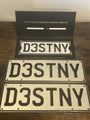 “D3STNY” personalised plate Destiny