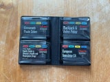 4 Vintage Franklin Bookman Book Cartridges (in vinyl folder)
