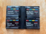 4 Vintage Franklin Bookman Book Cartridges (in vinyl folder)